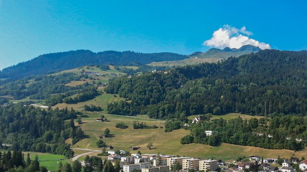St. Martin in Ilanz als Verkehrsknotenpunkt